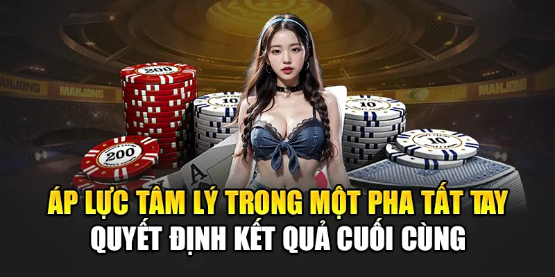 Áp lực tâm lý trong một pha tất tay quyết định kết quả cuối cùng